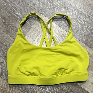 Lululemon Lime Green Women's Sports Bra